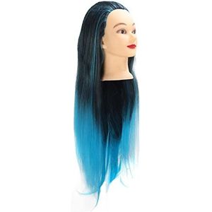 Mannequin voor haar, lang haar, breed gebruiksgemak, vrij knippen, trainingsgereedschap, chemische vezels, salon