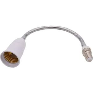 360℃ Elleboog E14 naar E27 Verlengde Lamphouder LED Lampvoet Lampkopfitting 195mm 295mm 395m 495mm 595mm(295mm Length)