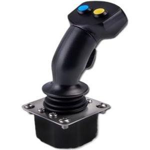 Joystickcontroller Enkel-assige 61A2 duwstang weerstandspositionering met middentandwielgevoel, Hall-tuimelhendel, industriële joystick slimme bootcruisejacht duwstang Veilig manoeuvreren(12v,RS485MOD