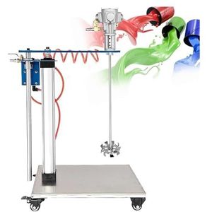 Pneumatische verfmixer, automatische hijsroerder, kleurroerder met standaard, voor het mengen van kleurstof hydrosol