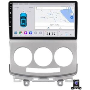 Wireless Carplay Screen for Car & Android Auto Head Unit Compatible with Mazda 5 2005~2010 Touchscreen 9 Inch Double Din Car Stereo with Backup Camera Navigation 4G,C30 Pro