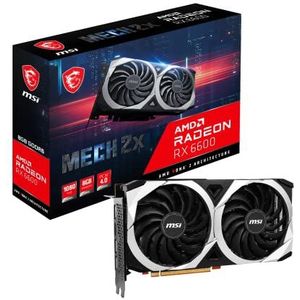 MSI MECH RX 6600 2X 8G videokaart AMD Radeon RX 6600 8 GB GDDR6