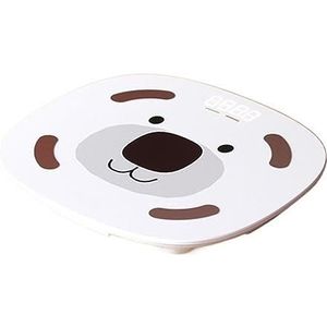 Lichaamsvet Weegschalen Intelligente En Nauwkeurige Zonne-energie Huishoudelijke Lichtenergie Opladen Elektronische Bod Gemakkelijk Te Gebruiken(White Bear)