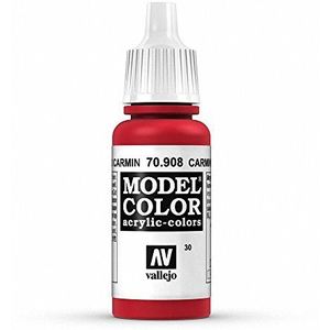 Vallejo, Model Color, acrylverf, 17 ml karmijnrood