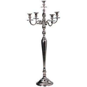 Lifestyle & More Kandelaar 5-armige zilver hoogte 100cm