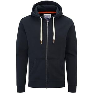 Charles Wilson Originals Hoodie met Rits (Small, Graphite)