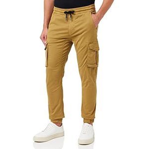 Alpha Industries Katoen Twill Jogger Casual Broek voor Heren Olive