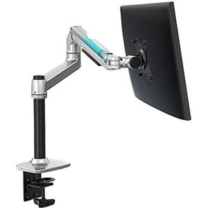 JEQGDLUI DL-8012II-600 LCD-monitor, Full Motion 17-32quot; Monitorhouder, mechanische veerarm, aluminium monitorhouder, belasting 10 kg, 300 mm, zilverkleurig