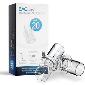 BACtrack, Tuiten voor BACtrack Sleutelhanger-Bladanalysers (pak van 20 stuks), Compatibel met GO-Bladanalysers en Sleutelhanger