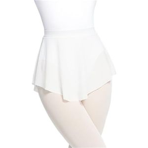 UBOHUZ Vrouw Ballet Rok Split Korte Dans Zachte Mesh Cover Elastische Voor Vrouwen, Wit, 2XL height 170-175cm