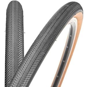 1PC Fietsband 700C 700x35/38/40C Racefiets Banden 30TPI Anti Lek Grind Fietsen Band Draad Type Gele Rand (Size : 700x40C)