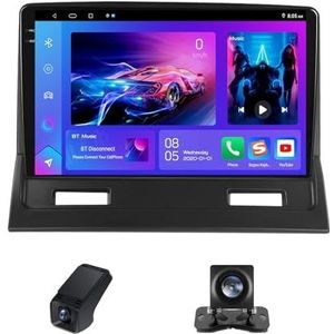 Android autoradio 2 Din geldt voor Mitsubishi Galant 9 2003-2012 met Draadloze Carplay Android Auto GPS Navi WiFi 9 inch met Bluetooth FM+ Achteruitrijcamera/Stuurwielbediening(X2)