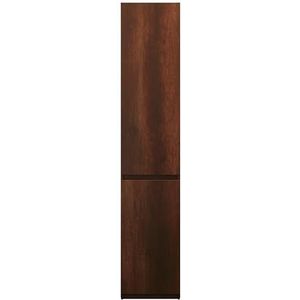 Burgbad Lin20 hoge kast met 2 deuren, deur links draaiend, 400x345x1760mm, HSPC040L, Kleur: Eiken decor roest