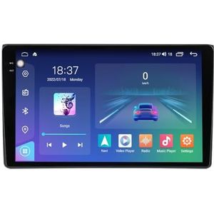Android 14 Autoradio Stereo voor A-udi A4 (2000-2009) 9 Inch Touchcreen Multimedia Speler met Draadloze Carplay Android Auto 2 Din GPS Navigatie FM RDS Bluetooth 5G-WiFi SWC DSP,M400s