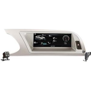 Zilver,N8 Plus 3,Android 13.0 Radio 2 Din Auto Stereo met 4G WiFi DSP SWC Carplay voor A-ud-i A4 A5 RS4 RS5 2009-2016 Sat GPS Navigatie 8.8'' Multimedia Video Player FM BT Ontvanger