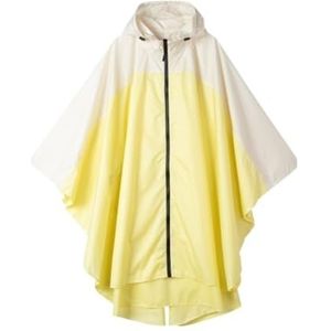 Regen Poncho Regenjas Regenjas Voor Dames, Waterdichte Regenponcho, Mantel Met Capuchon Voor Wandelen, Klimmen Regenponcho (Color : Yellow, Size : One size)