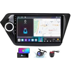 Android 13 QLED Autoradio voor Kia RIO 3 2011-2017 - Ingebouwde DSP/Carplay/Android Auto - Camera + DVR - 9 inch 2 Din - Stuurbediening - FM AM RDS DAB Radio - Bluetooth 5.0(NF-3)