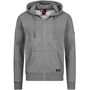 Höhenhorn Woodberg Hoodie voor heren, sweatshirt met capuchon, donkergrijs, M