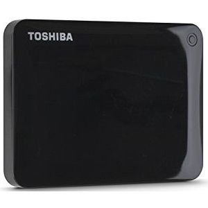 Toshiba Canvio Connect II HDTC810XK3A1 Draagbare Harde Schijf, 1TB, Zwart