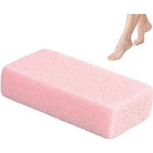 Puimsteen voetreiniger, voetschraper, 2-zijdige pedicure-voetvijl, voetschraper voor reparatie van gebarsten hielen, gezonde voetverzorging Anulely