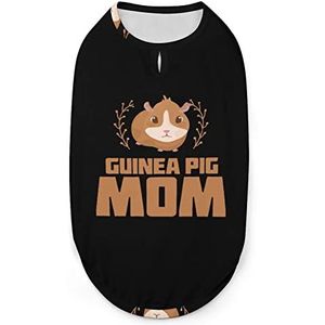 Cavia Moeder Huisdieren Shirt Vest Leuke Hond Tank Top Zacht Mouwloos T-Shirt voor Puppy Kitty Katten 2XL