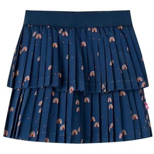 Kinderrokje 140 marineblauw, kinderkleding, rok meisje, rokje meisje, kinderkled, meisjeskleding, meisjes rok, kleren meisjes, hippe kinderkleding