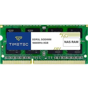Timetec DDR3-1866L vervanging voor niet-ECC ongebufferde SODIMM DDR3L 1866Mhz PC3L-14900 1.35V geheugen RAM (1866Mhz 8GB(Synology))