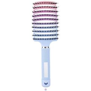 Haar Hoofdhuid Massage Kam Haren Nylon Haarborstel Natte Krullend Ontwarren Antistatische Haar Borstel Voor Salon Kappers Styling Tools (A14)