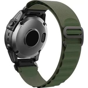 22mm 26mm Nylon Quick Fit Band for Garmin Fenix ​​7X 7 Pro Fenix ​​6X 6 5X 5Plus Tactix 7 Forerunner 965 955 Enduro 2 Loop Band (Color : 10, Size : QuickFit 22mm)