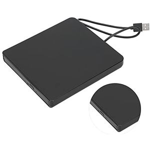 USB Dvd-station, Geen Externe Schijf of Voedingsadapter Nodig Uniek Rond Silicagelontwerp USB 2.0 Standaard Transmissie Extern Dvd-station voor Thuis en op Kantoor