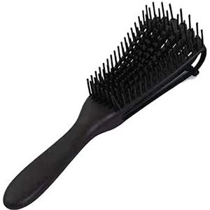 DieffematicSZ kam Female Scalp Massage Adjustable Brush, Hair Loss Comb, Health Care, Hair Salon (Color : Negro)