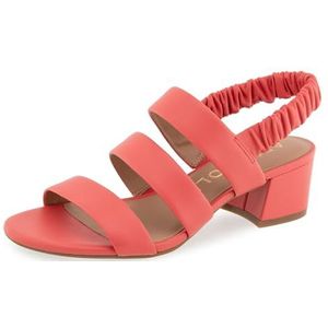 Aerosoles Clarissa sandaal met hak voor dames, Koraal Leer, 42 EU