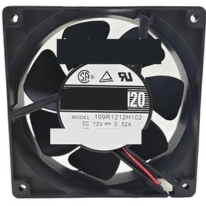 Voor SANYO voor DENKI 109R1212H102 DC 12V 0.52A 120x120x38mm 2-draads serverkoelventilator