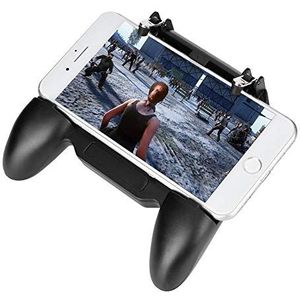 Joystick voor mobiele games, Super-compatibiliteit Gamepad met koelventilator, Gamepad voor mobiele telefoons, professioneel ABS voor zwart iOS Duurzaam