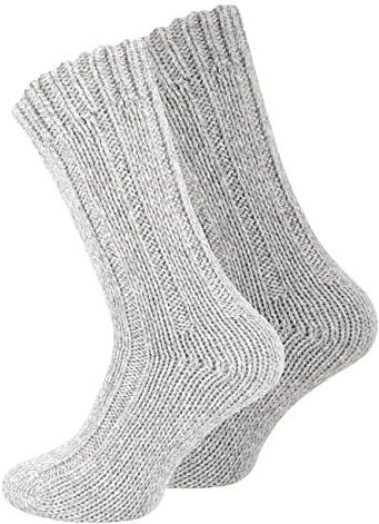 VCA - Noorse Sokken - Grijs - Uniseks - 2 Paar Wollen Sokken