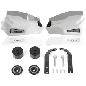 Motorfiets Handbescherming Schild Handbescherming Beschermer Windscherm Beschermer Voor YAMAHA NMAX155 NMAX150 NMAX160(Wit titanium)