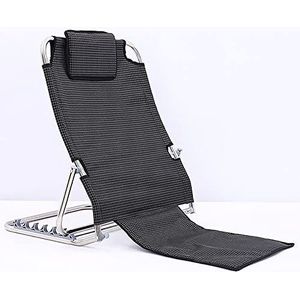 Verstelbare opvouwbare bedrugleuning met armsteun 6 Verstelbare opvouwbare draagbare zit-rugleuningen for bed, vloer, strand, ouderenzorg en gehandicaptenzorg(#1)