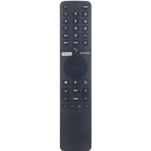 1 x XMRM-19 Bluetooth spraakafstandsbediening vervangend for Mi TV Android 4K P1 P1E Q1 Q1E Smart TV geschikt for L32M6-6