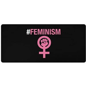 Feminisme Mode Bureau Muismat Antislip Gaming Muismat Accessoires Decor 40x90cm