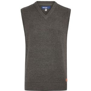 Blend - BHLarsson - Gebreid Vest - Pewter Mix - V-hals
