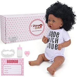 Reborn Baby 55cm Met Zwaartekrachtsensor & Spraak - Levensechte Pop Met Blond Haar