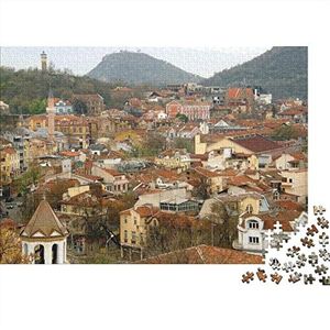 Puzzel 300 stukjes Plovdiv legpuzzel voor volwassenen puzzel educatief spel uitdaging moeilijk, hard, onmogelijke puzzel voor volwassenen en vanaf 12 jaar 300 stuks (40 x 28 cm)