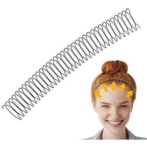 COMFOLIVING Haarkammen van draad, onzichtbare rekbare haarfixer, haarstyling-gereedschap, decoratieve ponyhouder voor vrouwenkapsels