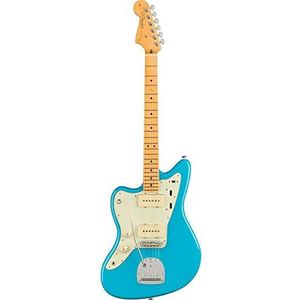 Fender American Professional II Jazzmaster MN LH (Miami Blue) - Elektrische gitaar voor linkshandigen