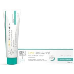 SIRIDERMA Lipid Intensieve crème | crème voor zeer droge en schilferige huid bij neurodermitis en psoriasis (zonder parfum, 150 ml)