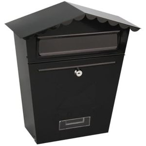 Postdozen Brievenbus Brievenbussen Afsluitbare Beveiligde Brievenbus Vintage Roestvrijstalen Metalen Retro Voor Wandmontage Pakketkast