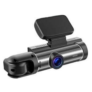 Dashcam 1080P Wifi Dash Cam Voor Auto's Dubbele Camera Voorkant Binnen Autocamera IR Nachtlusopname Auto DVR-camera Autocamera(Front Interior 64G)