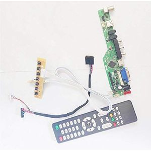 Voor LTN156AT05-301/302/307 1366* 768 T.V53 screen controller drive board 15.6 inch notebook PC LVDS 40Pin WLED VGA+HDMI+AV+USB+RF kit (LTN156AT05-301)