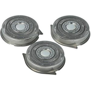 vhbw 3 x dunne scheermesjes compatibel met Philips HQ9020, HQ9070, HQ9080, HQ9090, HQ9100, HQ9120, HQ9140, HQ9160, HQ9161, HQ9170, HQ9190, HQ9199, PT99. 20 - Messen Vervanging