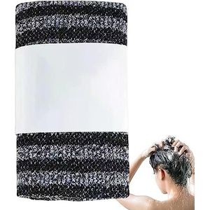 Exfoliërende rugscrubber | Scrub terug lichaamshanddoek - Draagbare rekbare rugscrub Verlengd rugwashandje met goede flexibiliteit voor dames heren volwassenen